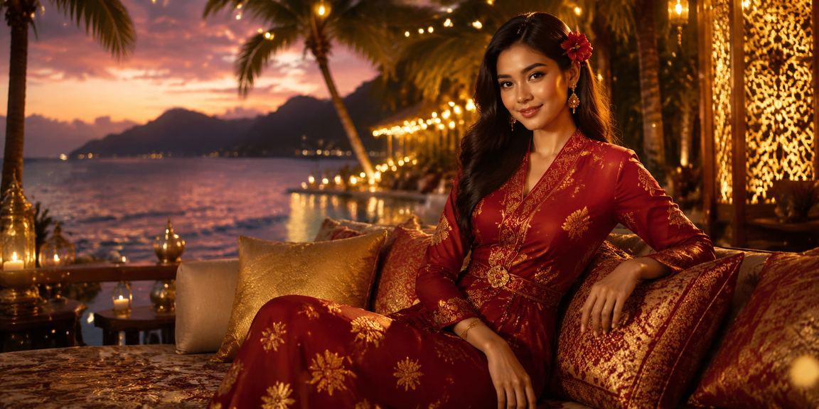 Suasana hiburan kasino Hari Raya di Langkawi dengan permainan slot yang meriah dan menarik